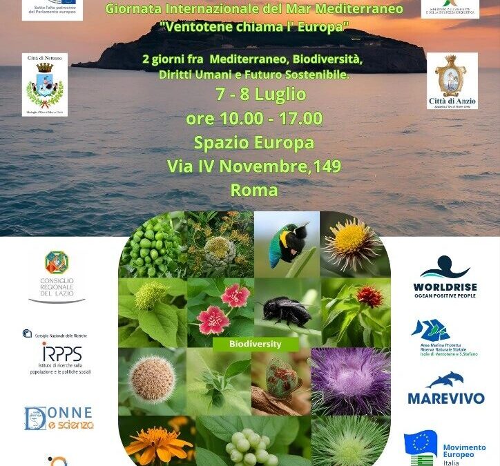 Giornata Internazionale del Mar Mediterraneo: “Ventotene chiama l’Europa!”