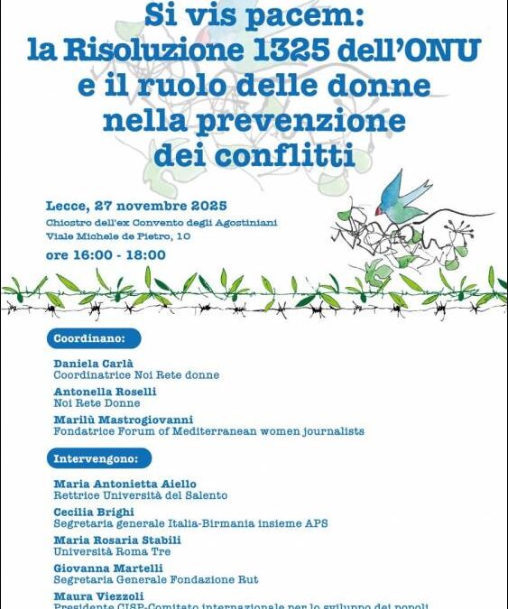Si vis pacem: la risoluzione 1325 dell’ONU e il ruolo delle donne nella prevenzione dei conflitti