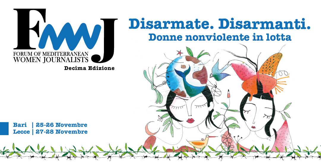 Al via il 10° Forum of Mediterranean Women Journalists il 25-26 novembre a Bari; il 27-28 a Lecce