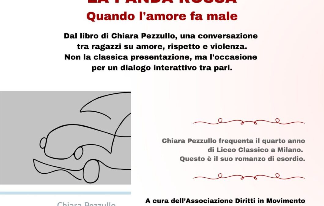 “La Panda rossa. E poi ha smesso di essere amore”, di Chiara Pezzulli, Santelli ed.