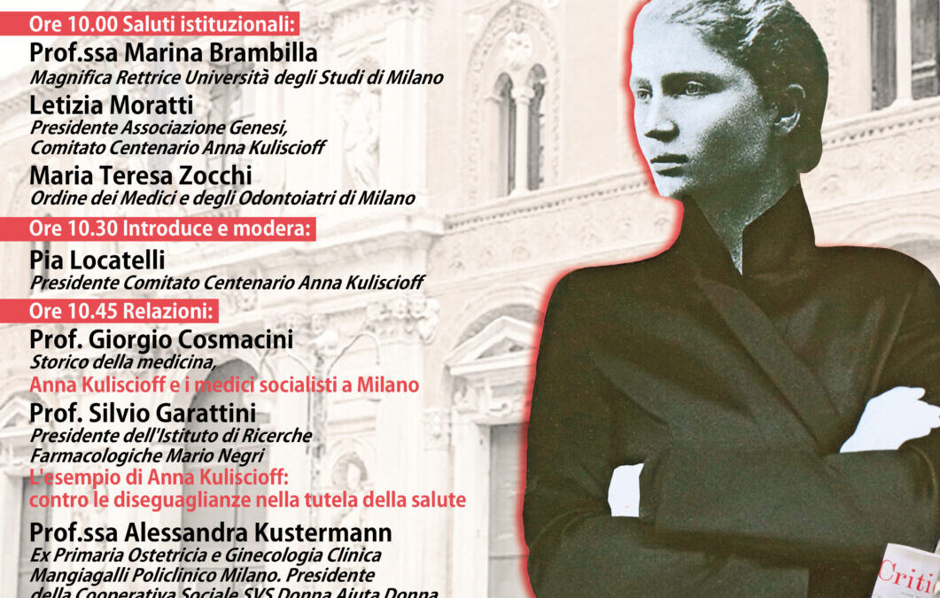 Milano, 19 dicembre: convegno “La Dottora dei poveri” Premio Anna Kuliscioff 2025