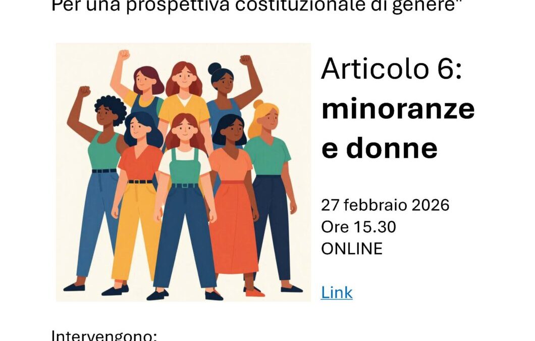 “La Costituzione di/usa. Per una prospettiva costituzionale di genere”