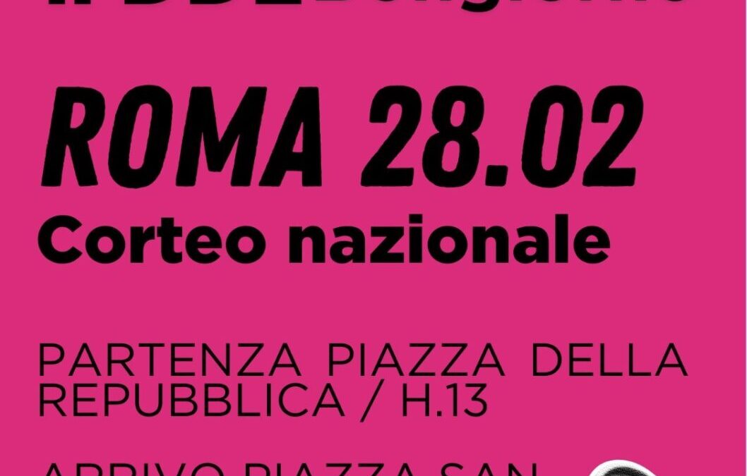 Ddl Bongiorno: il 28 febbraio manifestazione a Roma