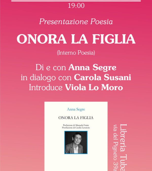 25 febbario: Presentazione di Onora la figlia
