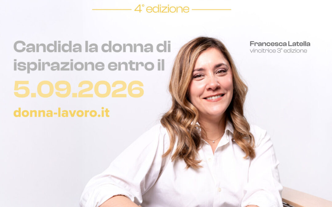 Aperte le candidature per il Premio Ispirazione Donna 2026